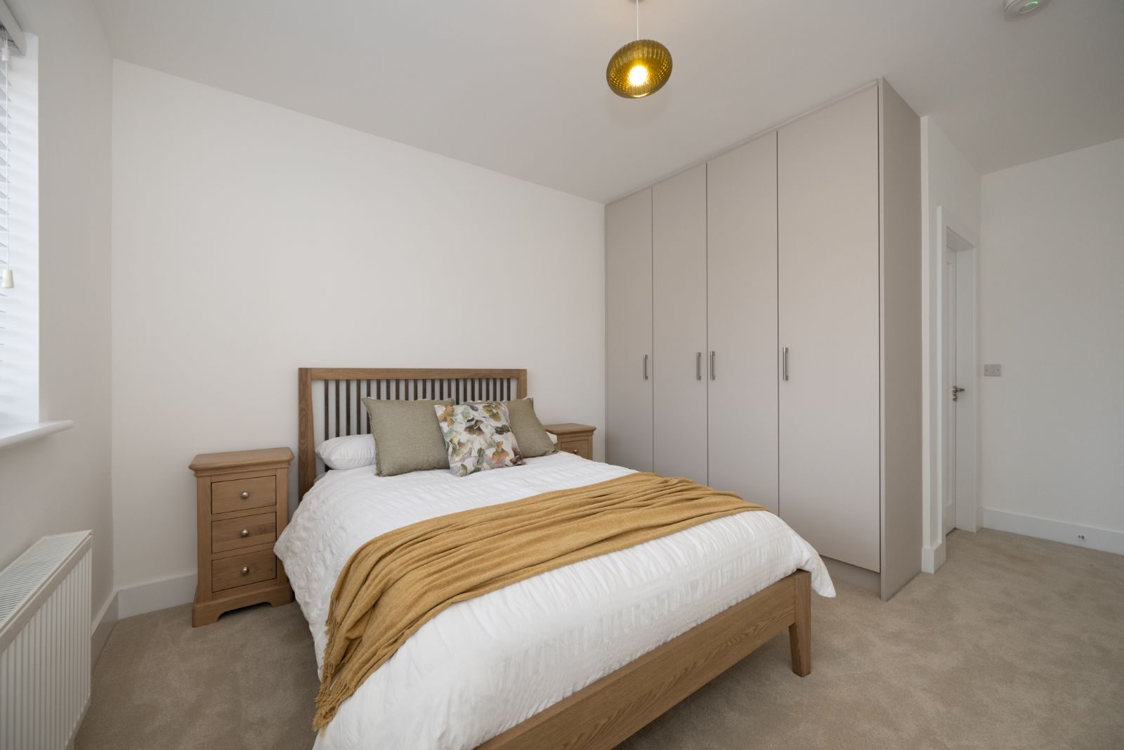 Double bedroom with fitted wardrobes