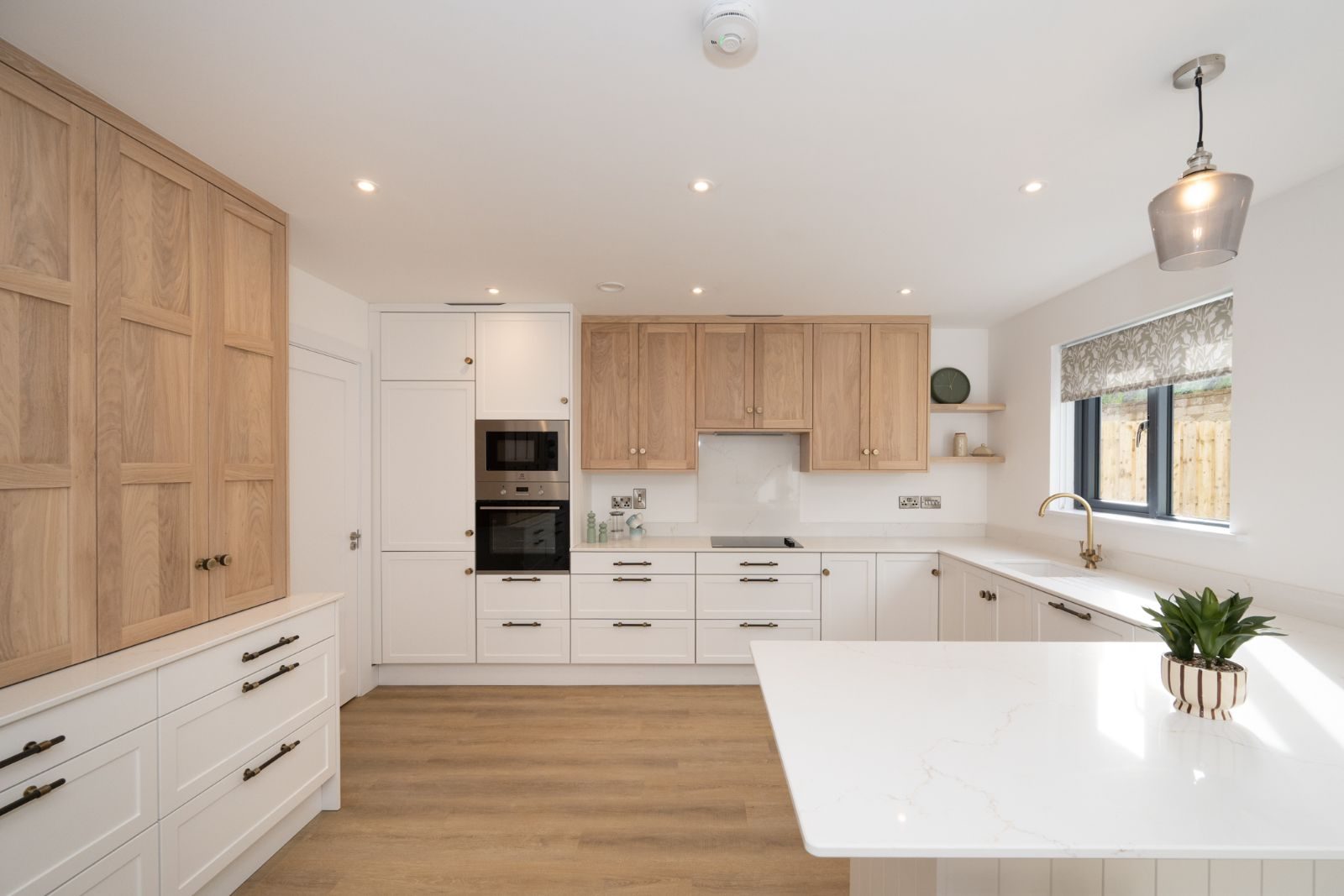 Full-height kitchen cabinetry